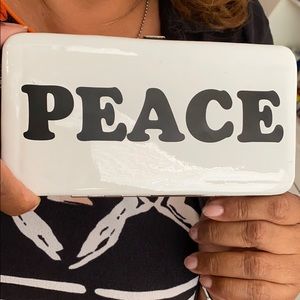 Black n’ White Peace Wallet